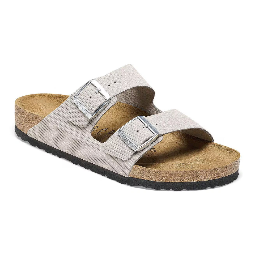 Birkenstock Men's  Arizona Embossed Corduroy Suede Sandals