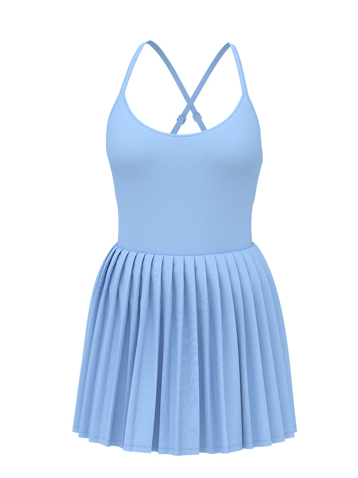 Victoria's Secret Women's Tech Woven Pleated Tennis Dress