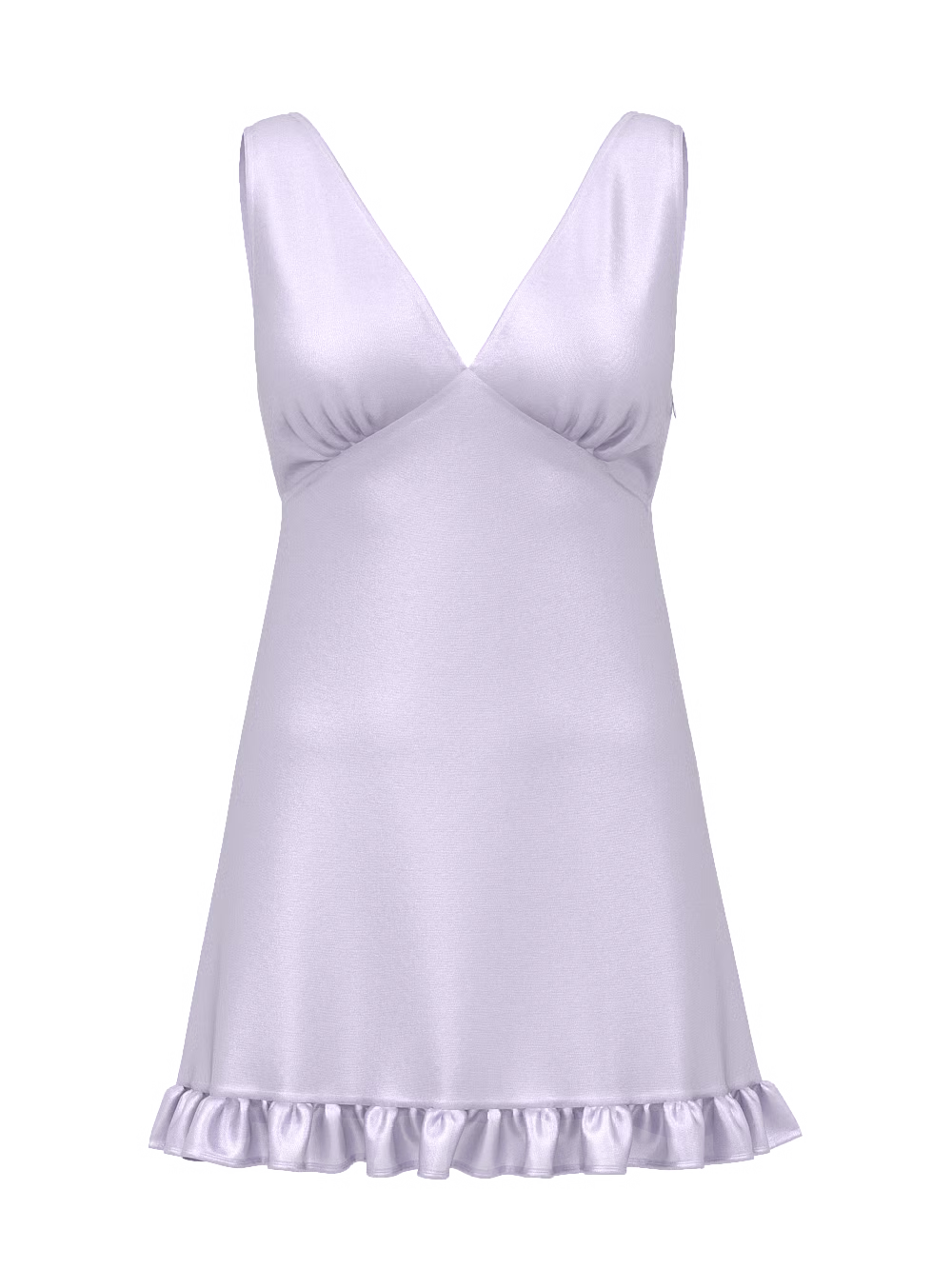 Women's Pink Summer Fling Satin Ruffle Dress