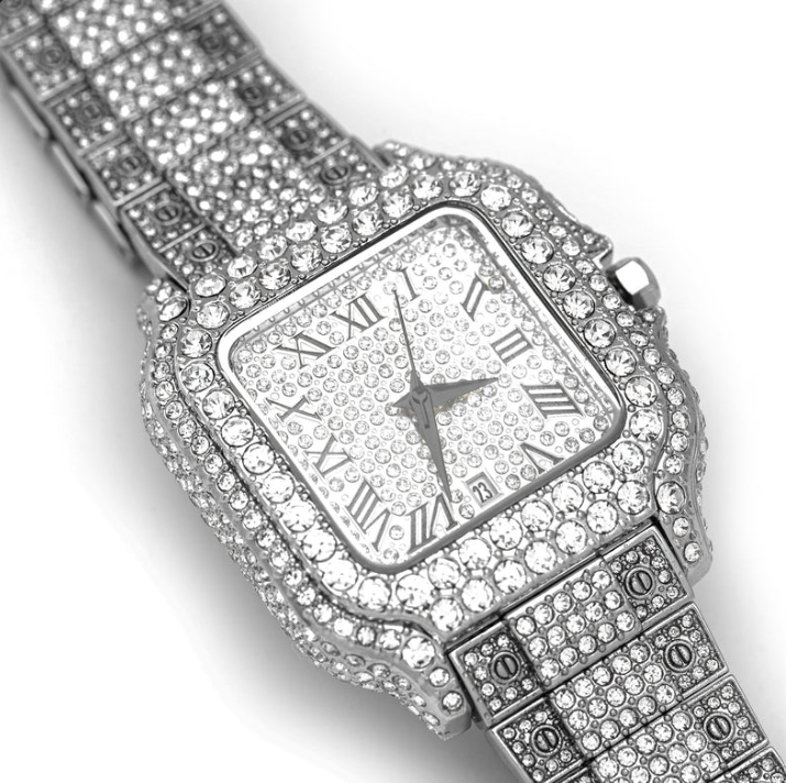 Royale Iced Out Watch White Gold 40MM Cartice