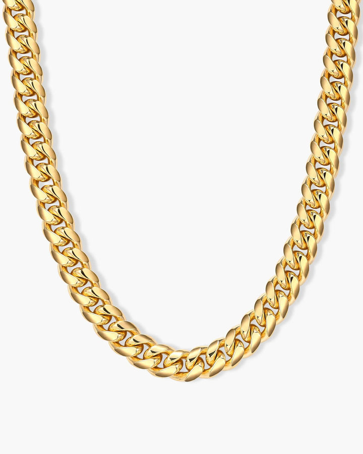 JAXXON Cuban Link 8mm Gold Men's Chain