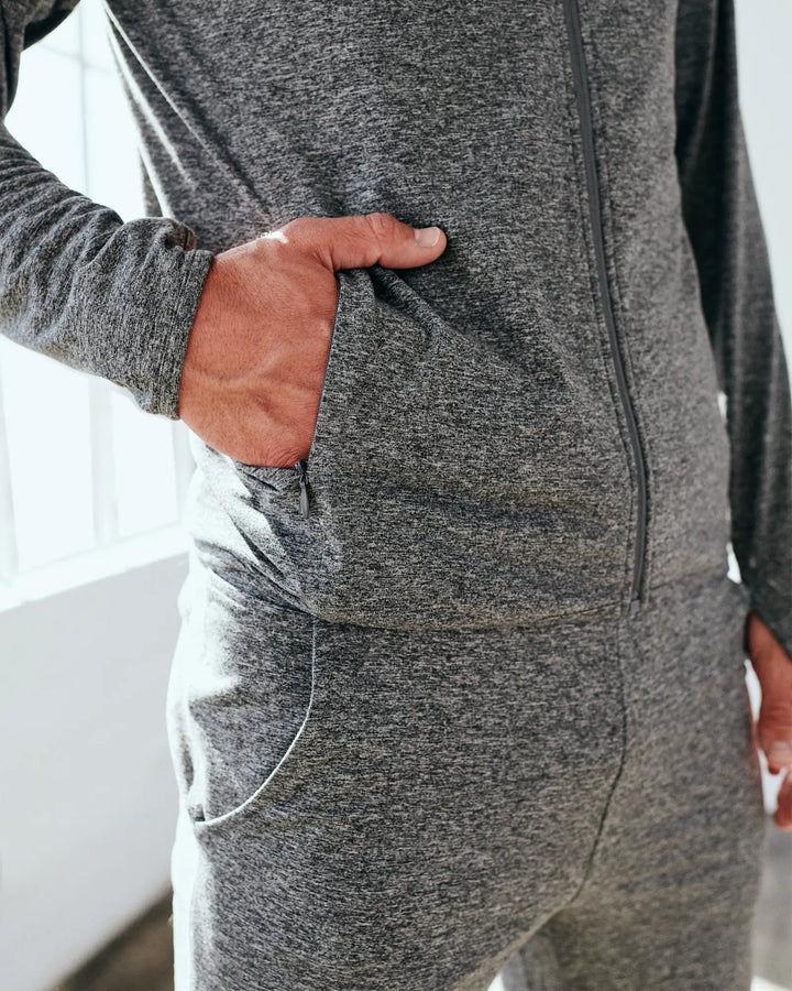 Quince Men Flowknit Performance Zip Hoodie