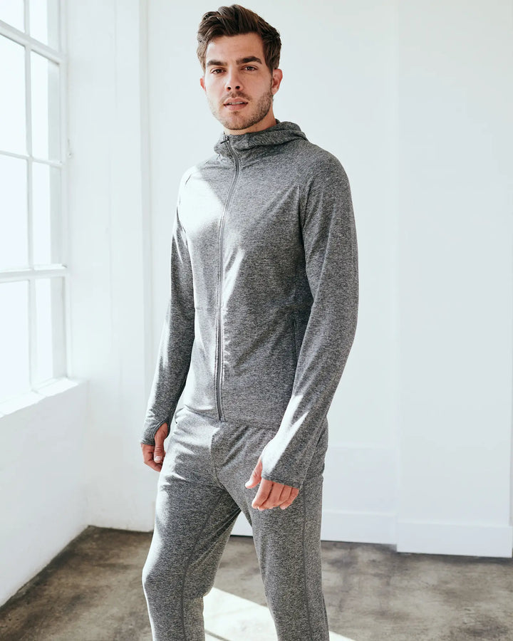 Quince Men Flowknit Performance Zip Hoodie
