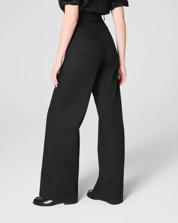 SPANX Women's Stretch Twill Wide Leg Pant