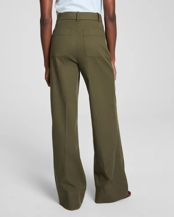 SPANX Women's Stretch Twill Wide Leg Pant