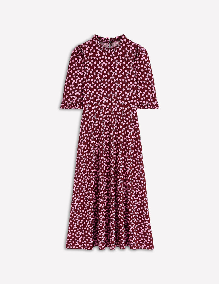 Boden Women's Ruffle Seamed Midi Dress