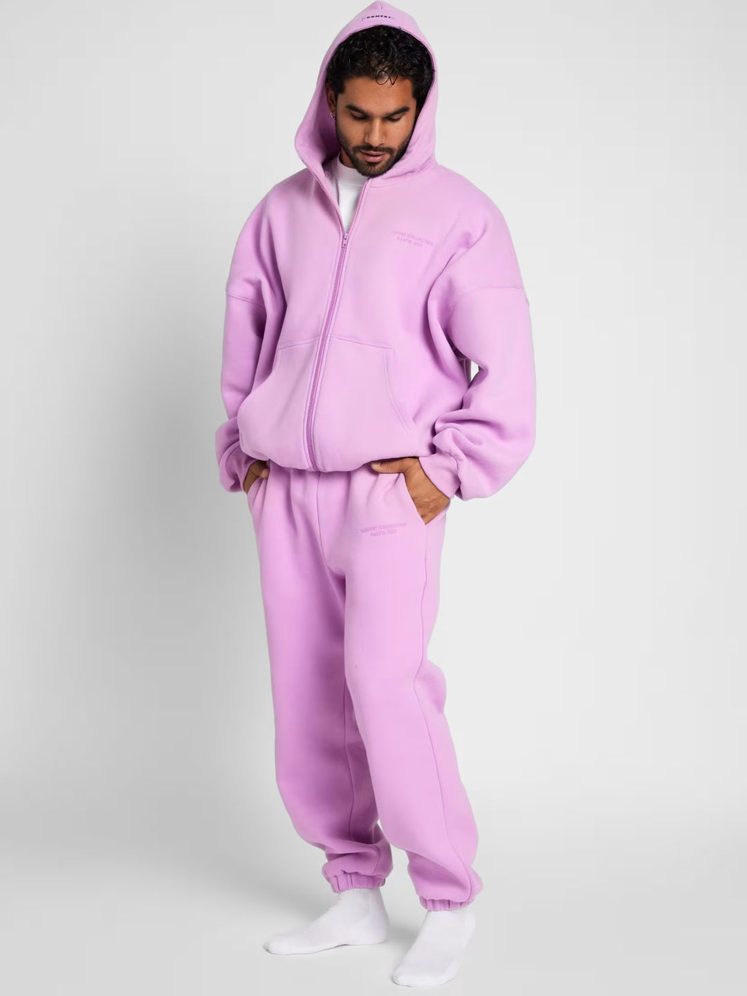 Comfrt Pastel Zip Hoodie