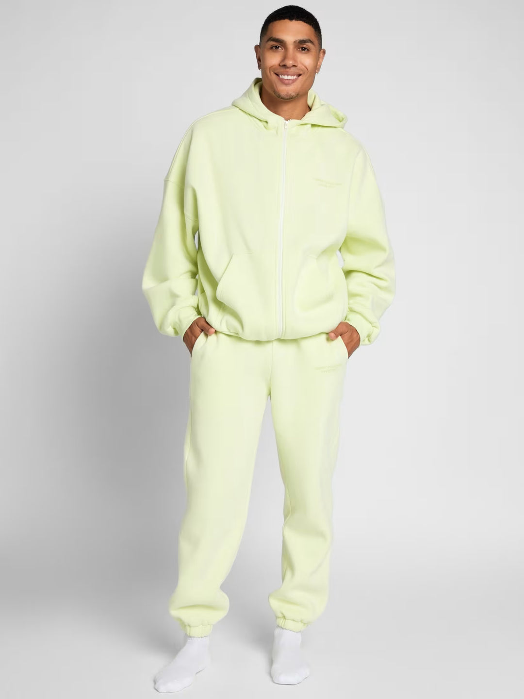 Comfrt Pastel Zip Hoodie