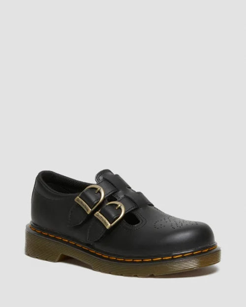 Dr. Martens Kids' 8065 Softy T Leather Mary Jane Shoes