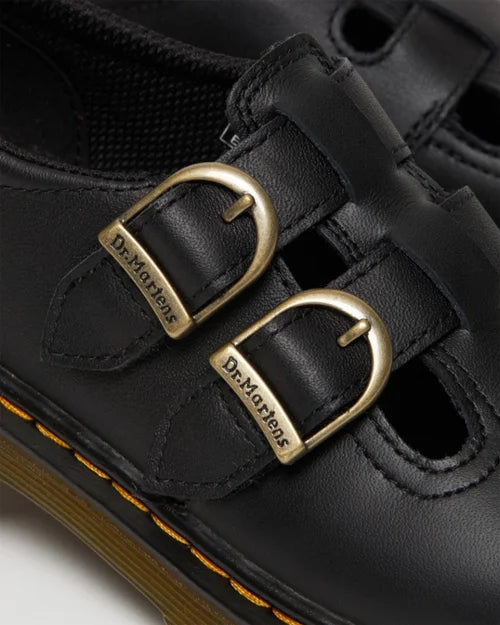 Dr. Martens Kids' 8065 Softy T Leather Mary Jane Shoes