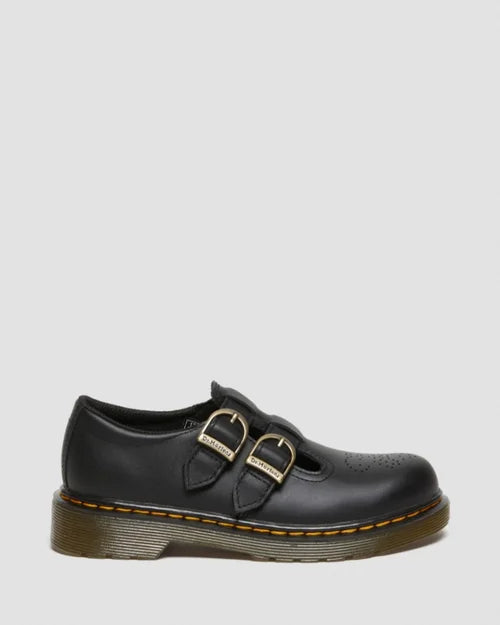 Dr. Martens Kids' 8065 Softy T Leather Mary Jane Shoes