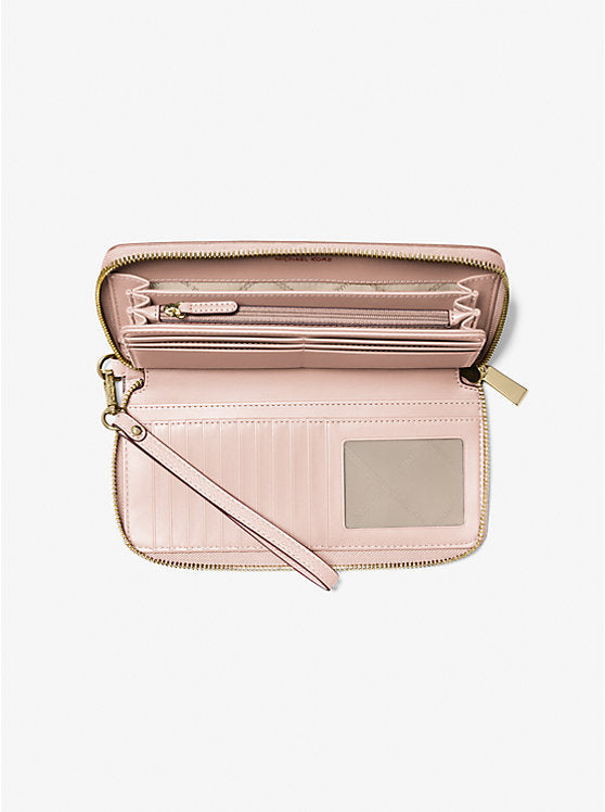 Michael Kors Women's Large Pebbled Leather Continental Wallet