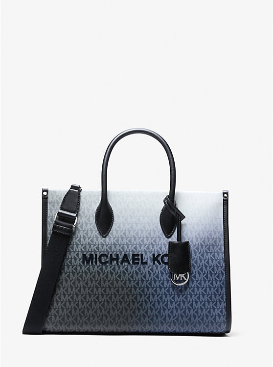 Michael Kors Women's Mirella  Ombré Signature Logo Tote Bag