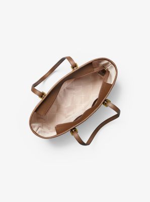 Michael Kors Women's Jet Set Travel Small Saffiano Leather Top-zip Tote Bag