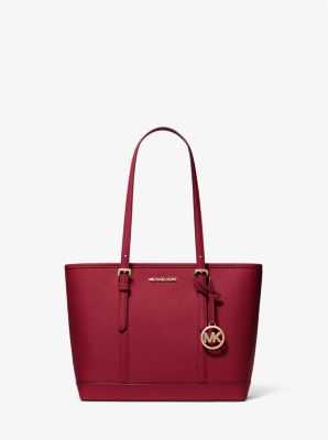 Michael Kors Women's Jet Set Travel Small Saffiano Leather Top-zip Tote Bag