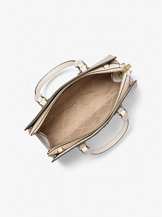 Michael Kors Womens Sheila Medium Logo Satchel