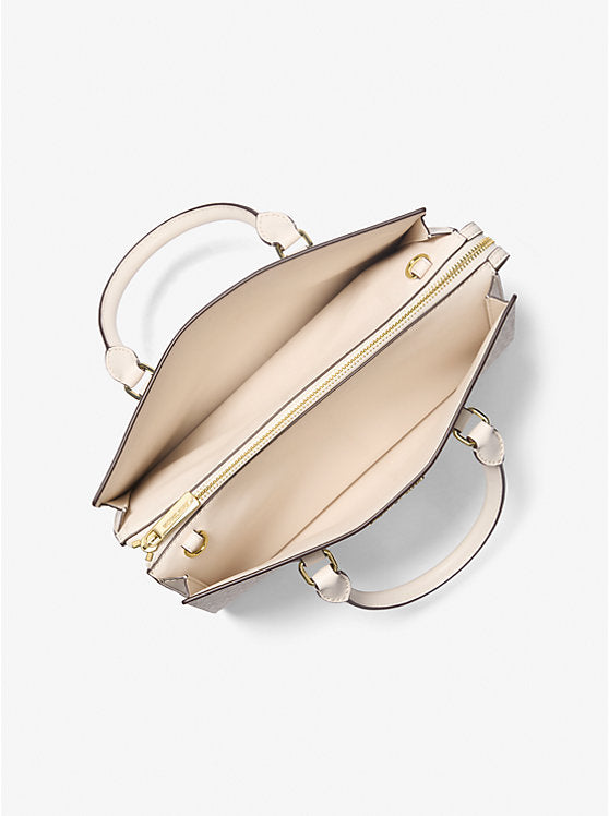 Michael Kors Womens Sheila Medium Logo Satchel