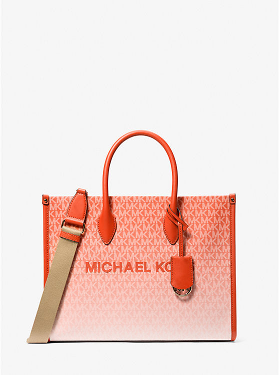 Michael Kors Bags Michael Kors Mirella Medium Ombr Logo Tote Bag