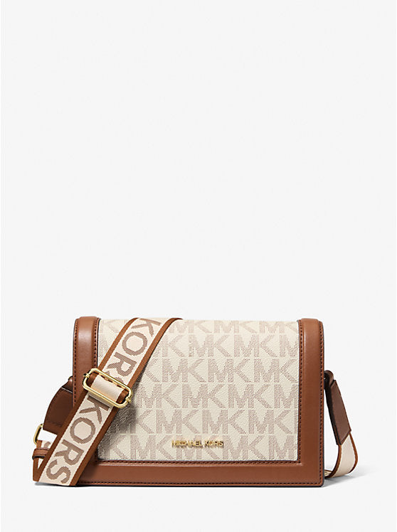 Michael Kors Jet Set Large Signature Logo Crossbody Bag