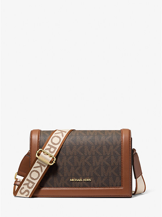 Michael Kors Jet Set Large Signature Logo Crossbody Bag