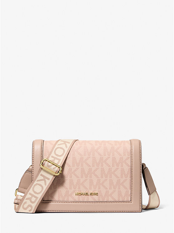 Michael Kors Jet Set Large Signature Logo Crossbody Bag
