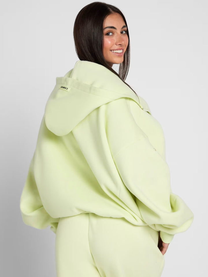 Comfrt Pastel Zip Hoodie