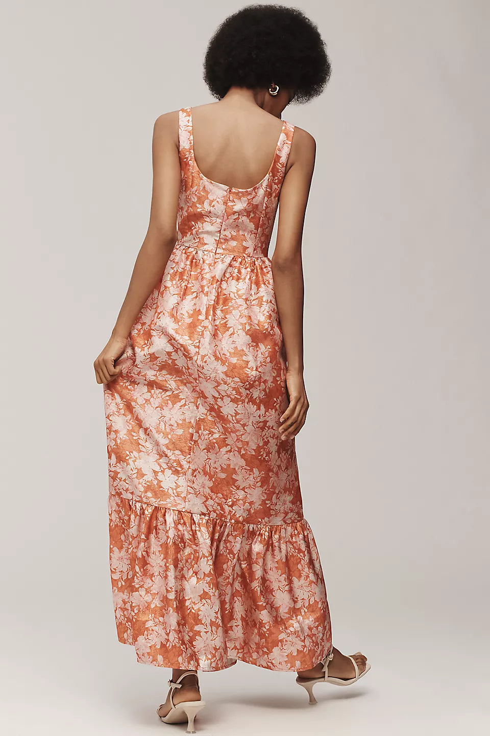Hutch Beanie Floral Scoop-Neck Maxi Dress at Anthropologie