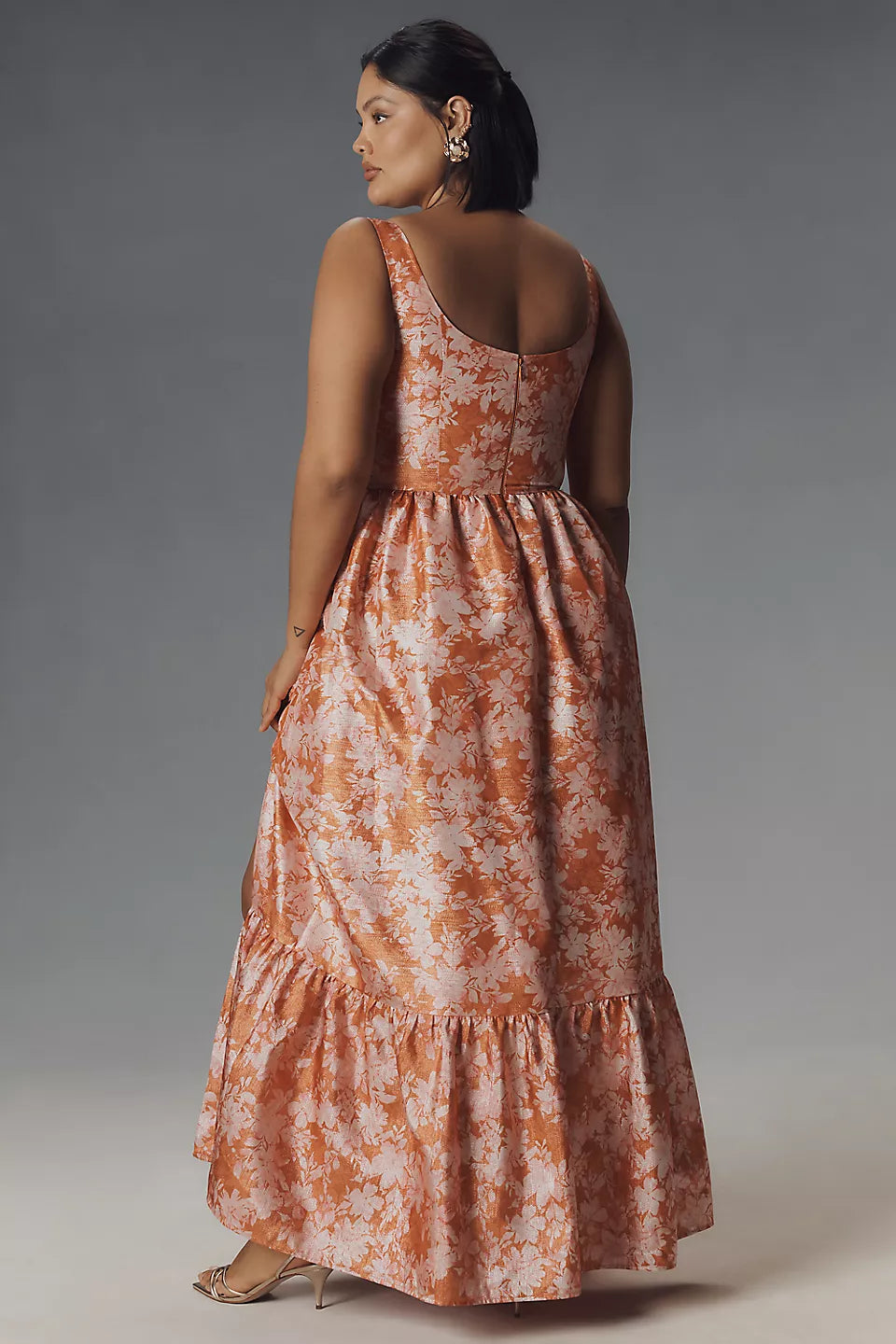 Hutch Beanie Floral Scoop-Neck Maxi Dress at Anthropologie