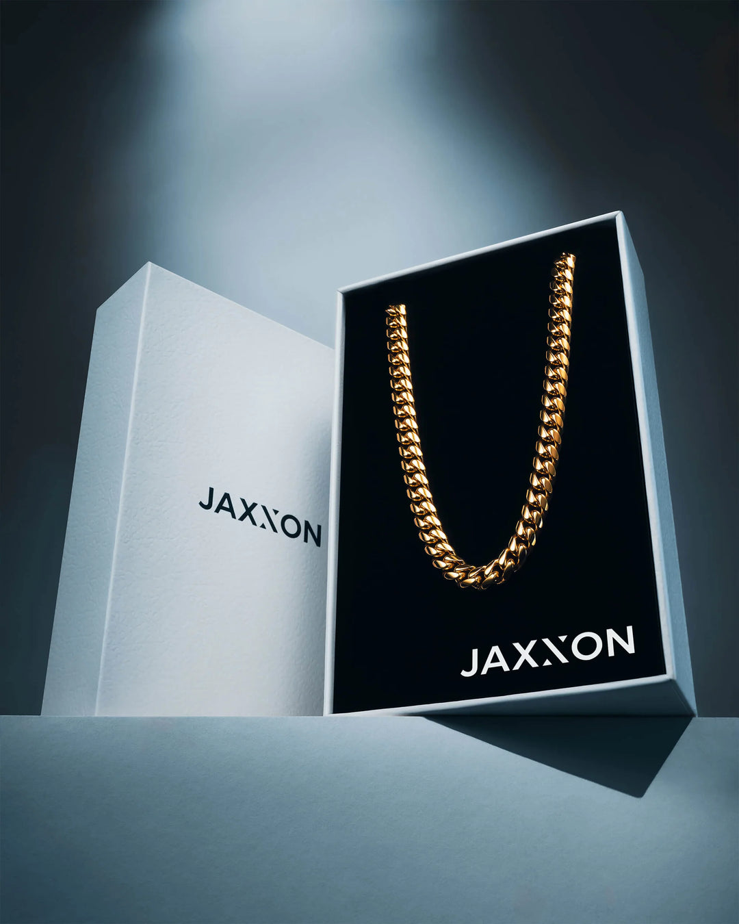 JAXXON Cuban Link 8mm Gold Men's Chain