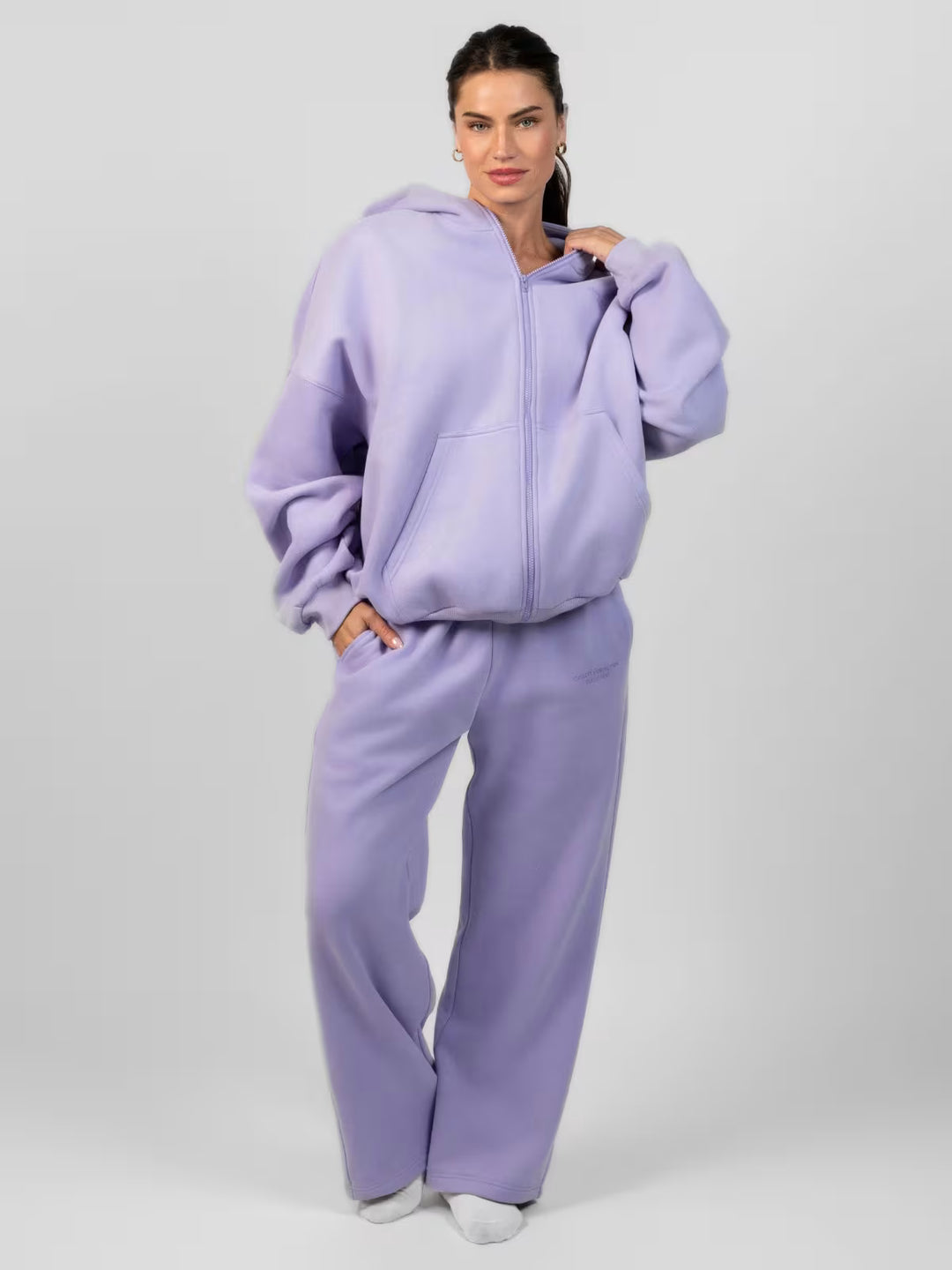 Comfrt Pastel Zip Hoodie