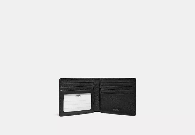 Coach Outlet Men’s ID Billfold Wallet in Signature Canvas
