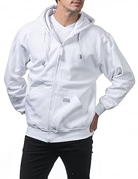Pro Club Men's Heavyweight Full Zip Fleece Hoodie