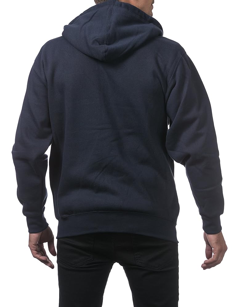 Pro Club Men's Heavyweight Full Zip Fleece Hoodie