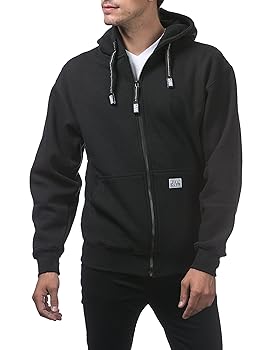 Pro Club Men's Heavyweight Full Zip Fleece Hoodie
