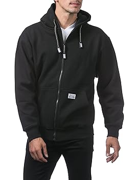 Pro Club Men's Heavyweight Full Zip Fleece Hoodie