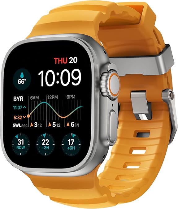 NOMAD Apple Watch Sport Band Rocky Point Apple Watch Band with Titanium Hardware