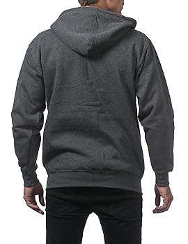 Pro Club Men's Heavyweight Full Zip Fleece Hoodie