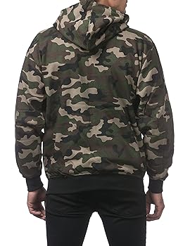 Pro Club Men's Heavyweight Full Zip Fleece Hoodie