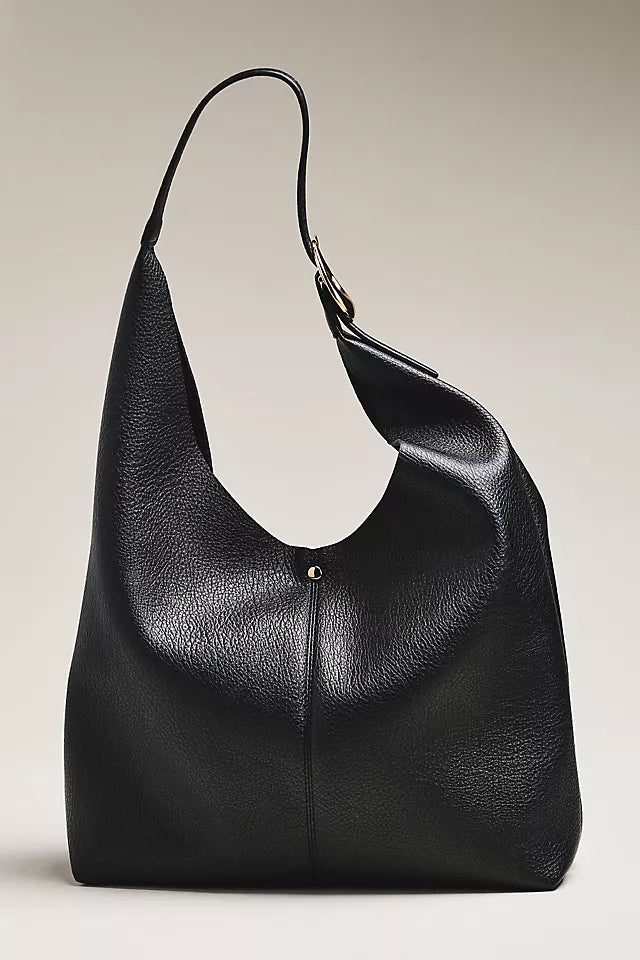 The Love Knot Slouchy Bag Woven Buckle Edition by Anthropologie