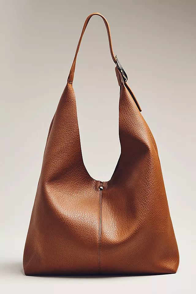 The Love Knot Slouchy Bag Woven Buckle Edition by Anthropologie