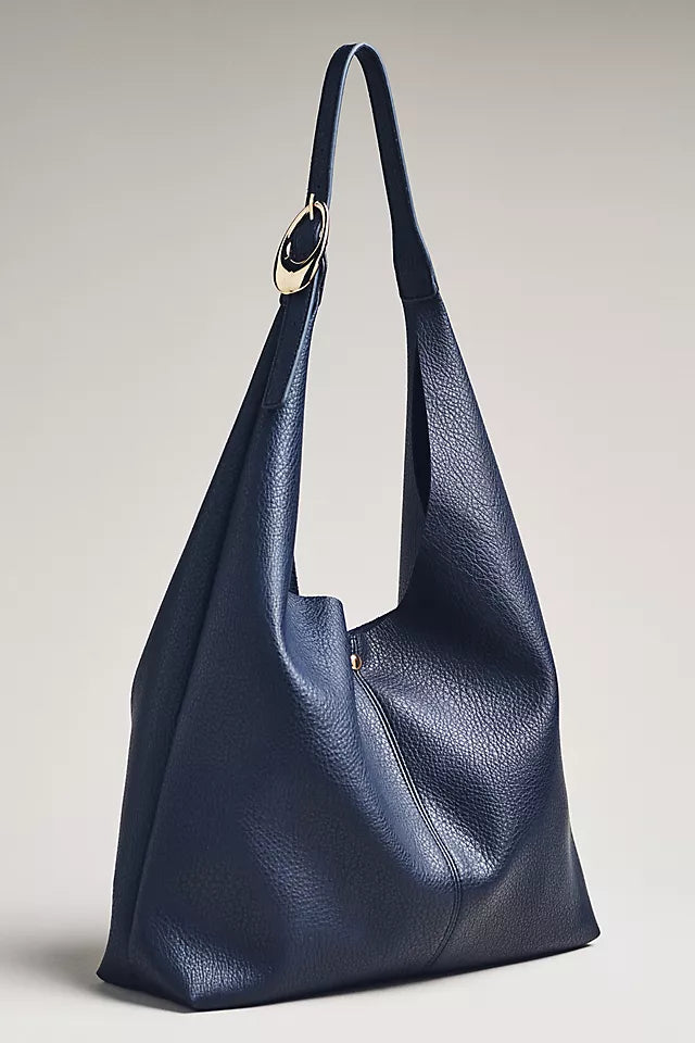 The Love Knot Slouchy Bag Woven Buckle Edition by Anthropologie