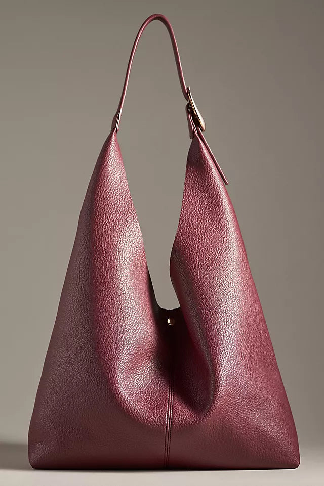 The Love Knot Slouchy Bag Woven Buckle Edition by Anthropologie