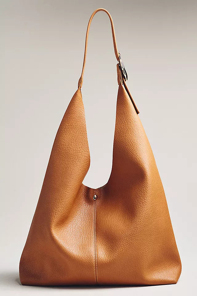 The Love Knot Slouchy Bag Woven Buckle Edition by Anthropologie