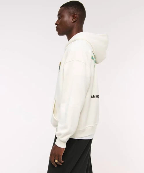 Abercrombie & Fitch Men's Graphic Popover Hoodie