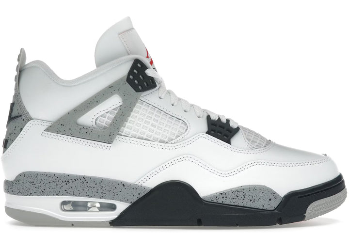 Nike Men's Jordan 4 Retro White Cement Shoes