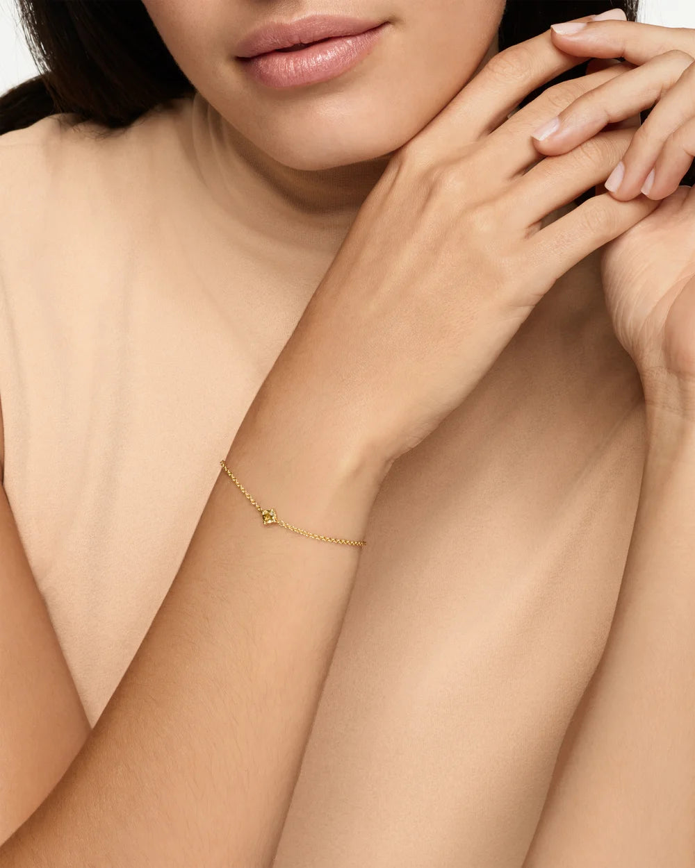 David Yurman Women's Micro Chatelaine Chain Bracelet in 18K Yellow Gold