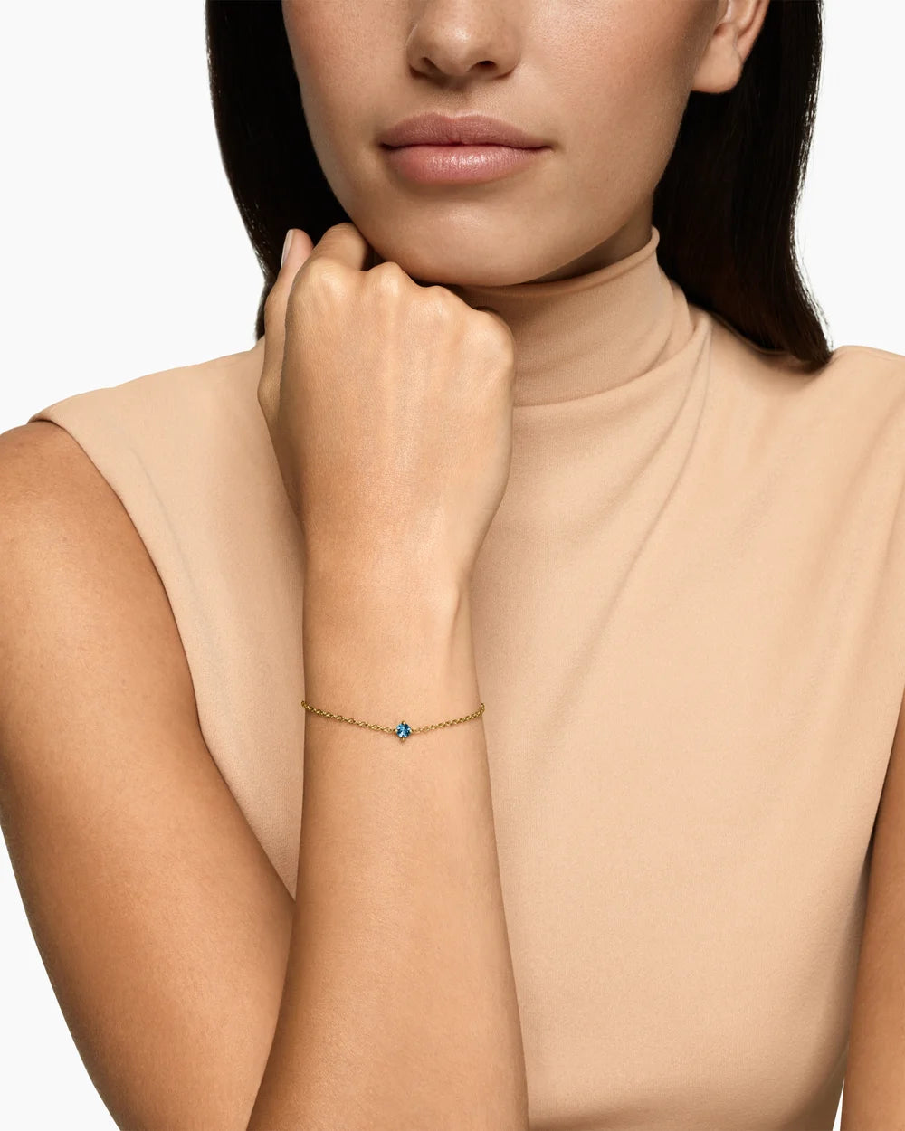 David Yurman Women's Micro Chatelaine Chain Bracelet in 18K Yellow Gold