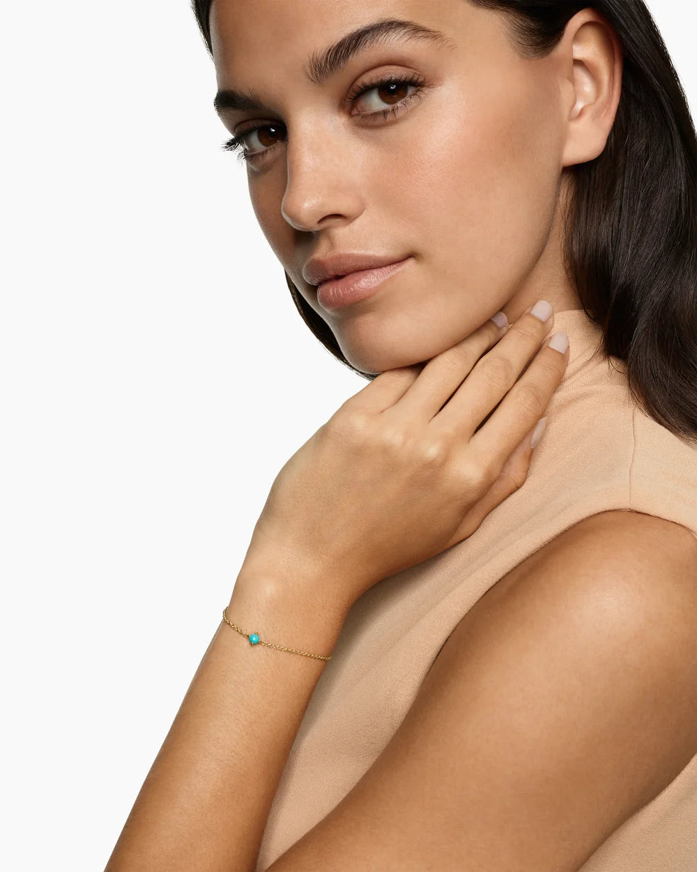 David Yurman Women's Micro Chatelaine Chain Bracelet in 18K Yellow Gold