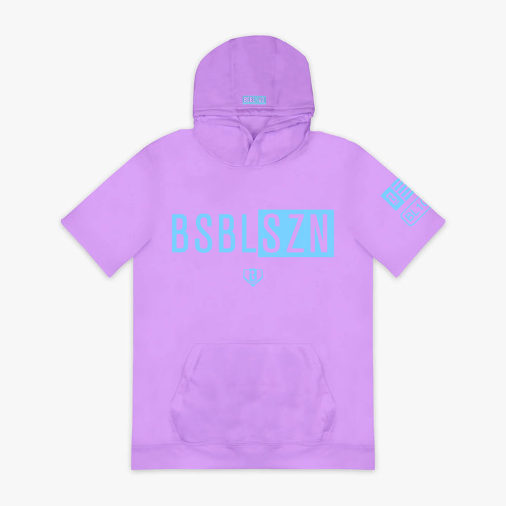 Baseball Lifestyle 101 Boys BSBL-SZN Youth Short Sleeve Hoodie V3