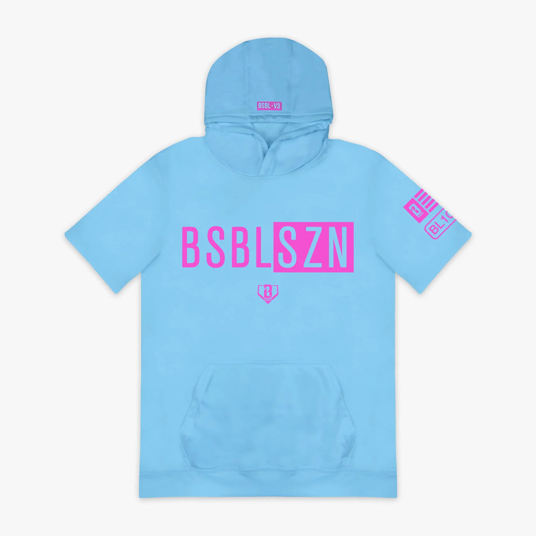 Baseball Lifestyle 101 Boys BSBL-SZN Youth Short Sleeve Hoodie V3